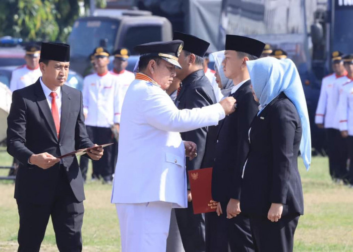 Gubernur Lampung Arinal Djunaidi Pimpin Upacara HUT Ke 60 Provinsi Lampung