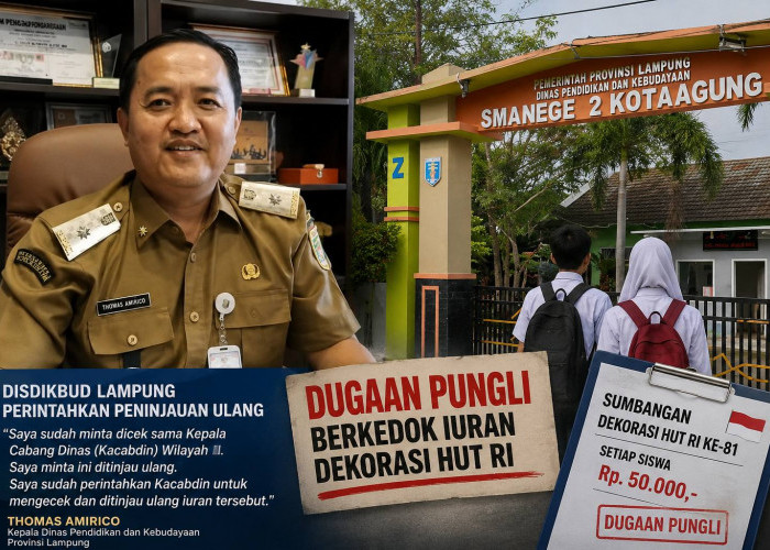Iuran Dekorasi HUT RI di SMAN 2 Kota Agung Mengarah ke Pungli, Disdikbud Lampung Perintahkan Peninjauan Ulang