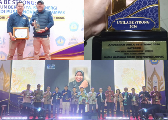 IWO Lampung Raih Penghargaan Anugerah Unila Be Strong 2026