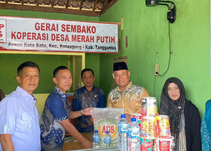 Gerai Sembako KDMP Pekon Kota Batu Dilaunching 