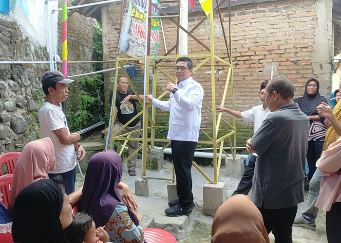 M Rangga Putra Hakim Serap Aspirasi, Temu Kader Hingga Tinjau Bantuan Sumur Bor