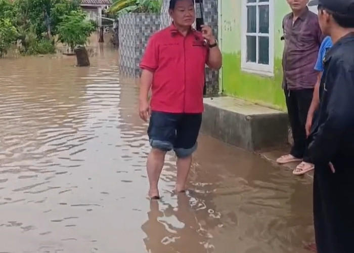 Sungai Meluap, Perum Gelora Rajabasa Kembali Terendam Banjir 