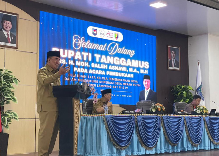 Buka Pelatihan Tata Kelola Desa, Bupati Tanggamus Tekankan Transparansi Koperasi Merah Putih