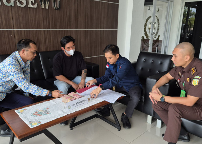 Kejari Pringsewu Kembali Terima Pengembalian Kerugian Negara Rp494 Juta Dugaan Korupsi Dana Hibah LPTQ  2022