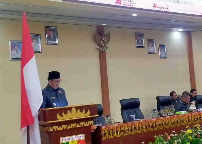 Wabup Sampaikan LKPj APBD Tanggamus Tahun 2022