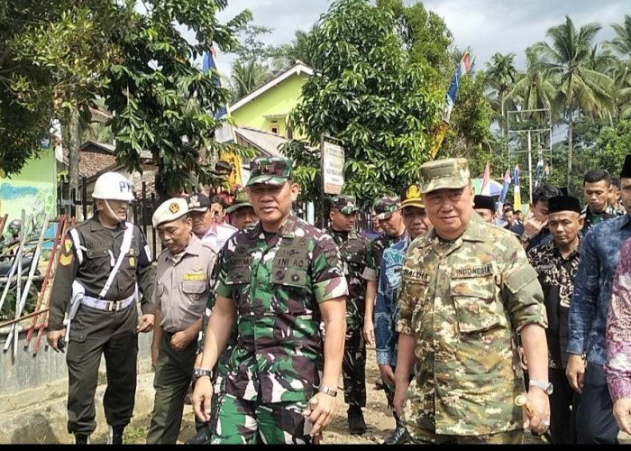 TMMD ke 128 Resmi Ditutup, Pangdam Radin Inten dan Bupati Tanggamus Ajak Warga Rawat Hasil Pembangunan