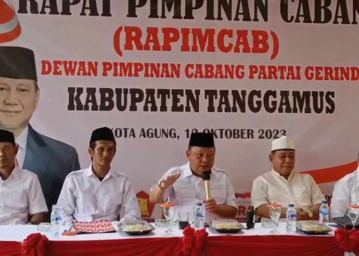 Kader Gerindra di Tanggamus Dukung Gibran Sebagai Calon Wakil Presiden Dampingi Prabowo
