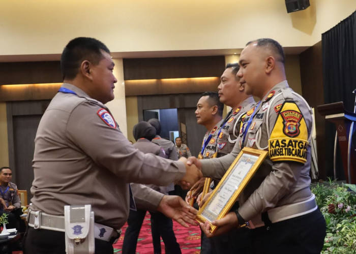 Satlantas Polres Tanggamus Terima Penghargaan dari Ditlantas Polda Lampung 