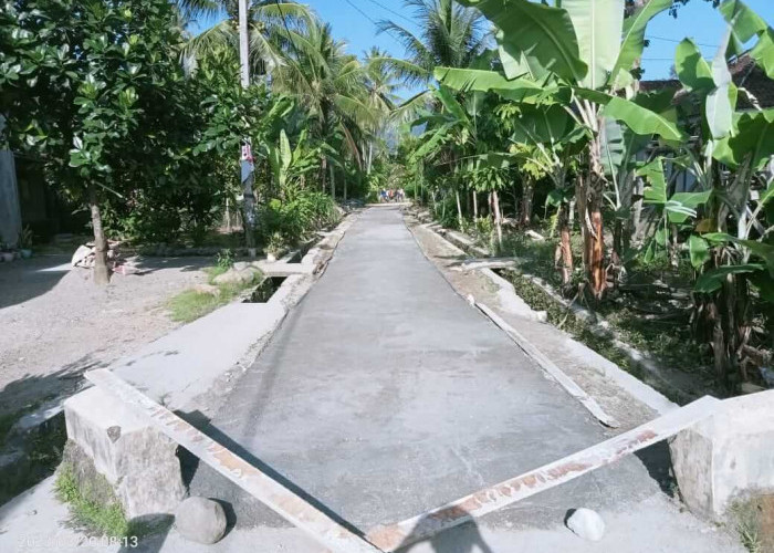 Manfaatkan DD Tahun 2023, Pekon Srikuncoro Bangun Infrastruktur Jalan dan Drainase
