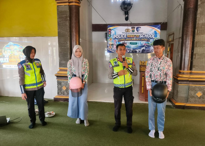 Cegah Kecelakaan di Kalangan Pelajar, Satlantas Pringsewu Gencarkan Edukasi ke Sekolah