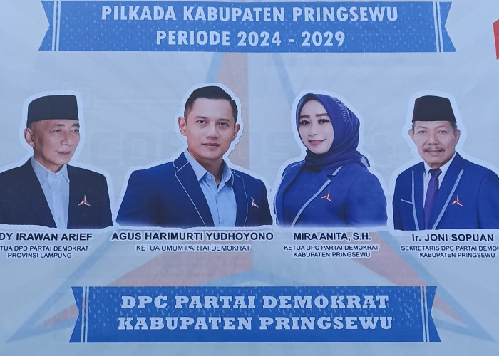 12 Bacalonkada Bersaing Rekomendasi Demokrat untuk Maju Pilkada Pringsewu 2024 