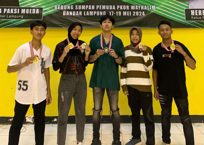 Lima Atlet Kick Boxing Tanggamus Sumbang Enam Medali di Kejuaraan Lampung Boxing Competition 3