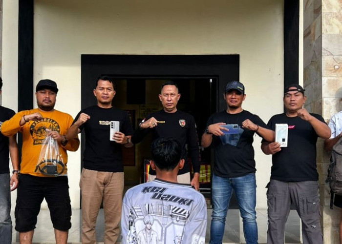 Pencuri 3 HP di Kota Agung Timur Dibekuk Polsek Kotaagung 