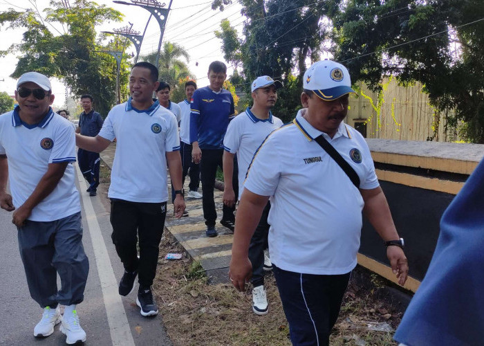 Lapas Metro Rutin Gelar Jalan Sehat, Perkuat Kebugaran dan Kekompakan Pegawai
