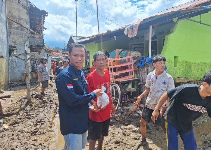 Gercep! IWO Lampung Salurkan Bantuan Warga Terdampak Banjir 