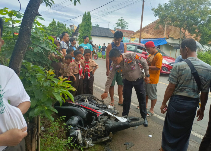 Pelajar SMK Tewas Usai Tabrak Terios di Jalinbar Pringsewu