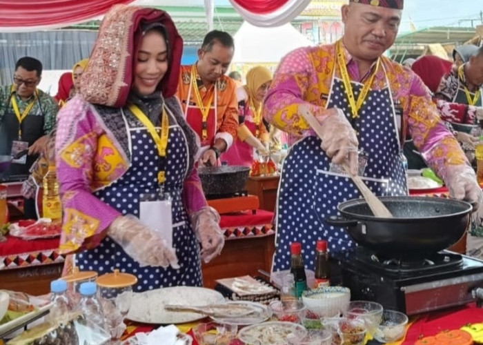 Perpadukan Makanan dan Sambal Khas di Lomba Nasi Goreng, Dinas Perikanan Tanggamus Sabet Juara Pertama 