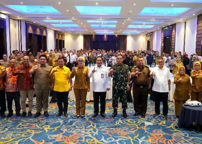 Wabup Pringsewu Hadiri Rakor Terpadu Pengawasan Ormas Kemendagri 