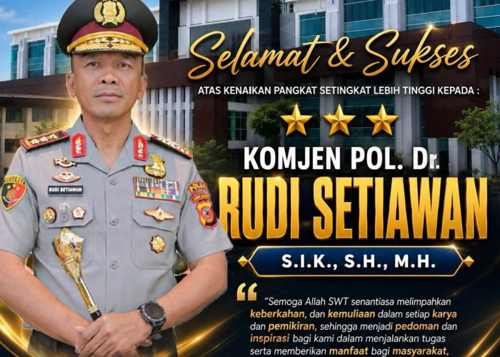Kapolda Jabar Rudi Setiawan Resmi Sandang Pangkat Komjen Pol