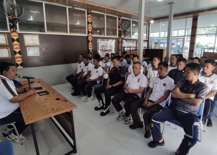 Kalapas Metro Pimpin Evaluasi Pengamanan, Tekankan Deteksi Dini Gangguan Kamtib