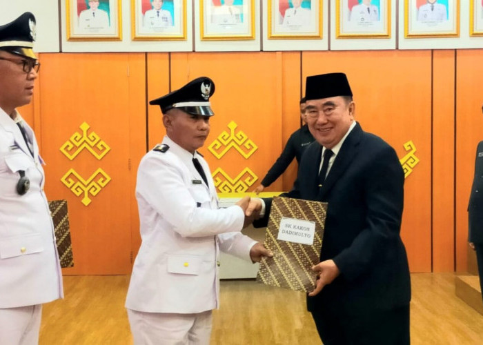 Bupati Tanggamus Lantik Kakon PAW Dadi Mulyo dan Pj Way Liwok