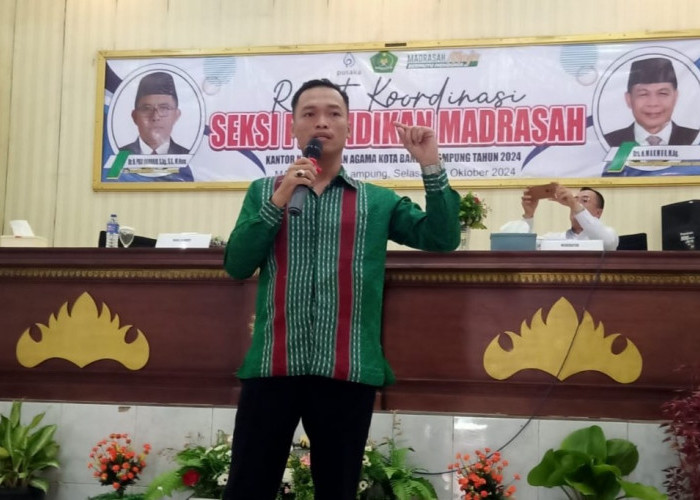 Ketua IWO Lampung Jadi Pemateri Jurnalistik dalam Rakor Madrasah se Bandarlampung 