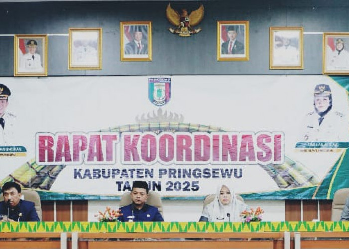 Rakor Bulanan, Bupati Pringsewu Ingatkan Kepala OPD Harus Siap Berkerja 24 Jam