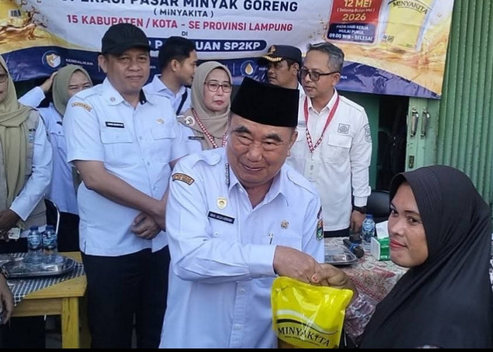 Operasi Pasar Minyakita Digelar di Kotaagung, Bupati Tanggamus Pastikan Pemerintah Siap Intervensi Harga
