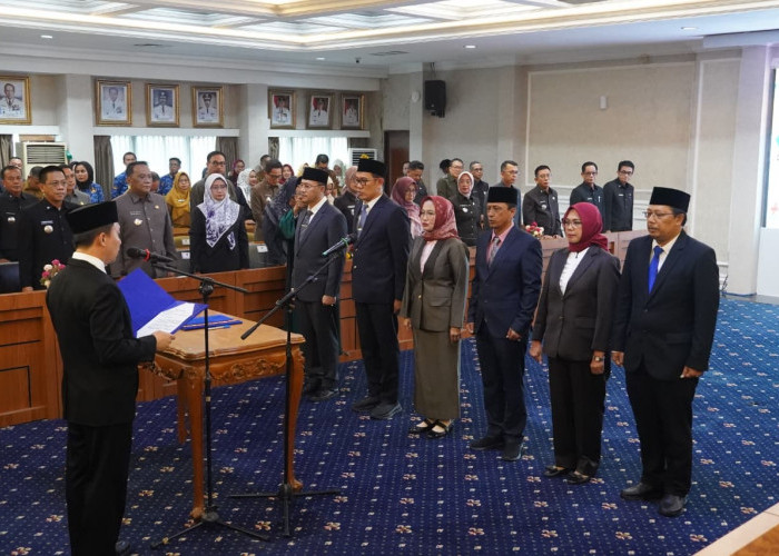 6 Pejabat Eselon II Pemprov Lampung Dilantik 