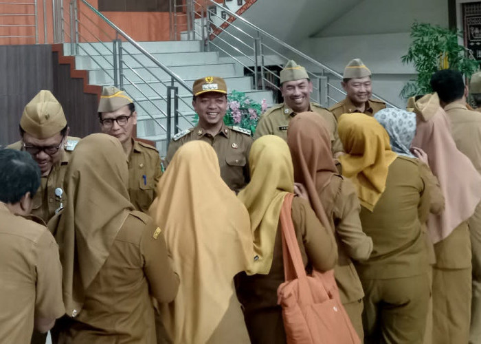 Pemkab Pringsewu Gelar Apel dan Halal Bilhalal Idulfitri 