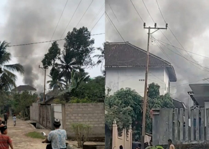 Rumah Warga Madang Atas Kota Agung Ludes Terbakar, Pemilik Alami Luka Bakar dan Dilarikan ke Rumah Sakit