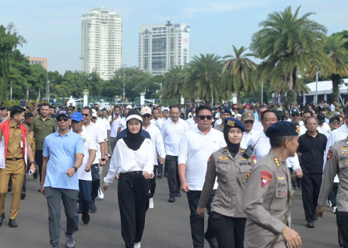 Mirza-Jihan Berada di Barisan Depan dalam Kegiatan Gladi Pelantikan 