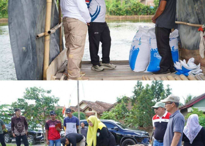 Bupati dan Wabup Pringsewu Tinjau Poktan Perikanan di Tanjung Dalam 