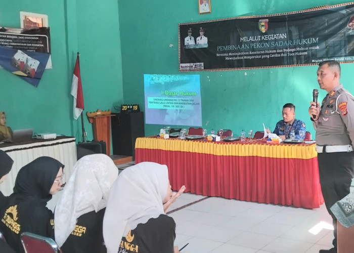 Satlantas Polres Tanggamus Edukasi Warga Gisting, Dorong Budaya Tertib Berlalu Lintas dan Taat Hukum