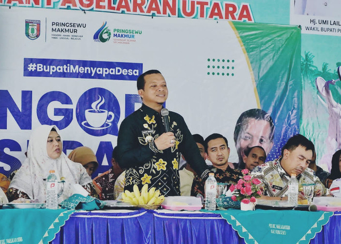 Ngopi Serasi Ke 15 di Pekon Fajar Mulia, Bupati Pringsewu Serap Aspirasi Warga