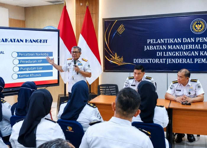Kakanwil Ditjenpas Lampung Minta Jajaran Kerja dengan Hati, Tegas dan Tetap Humanis