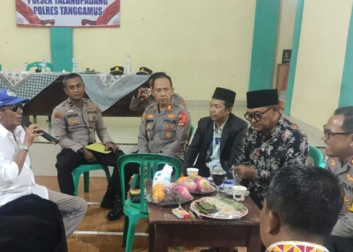 Bertemu Masyarakat Talang Padang, Kapolres Minta Masyarakat Dukung Situasi Kondusif 