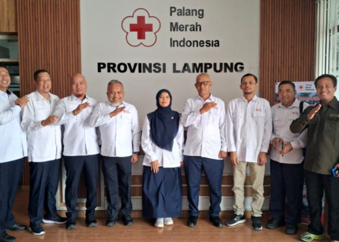 Pengurus PMI Pringsewu Audiensi Dengan Ketua PMI Provinsi Lampung 