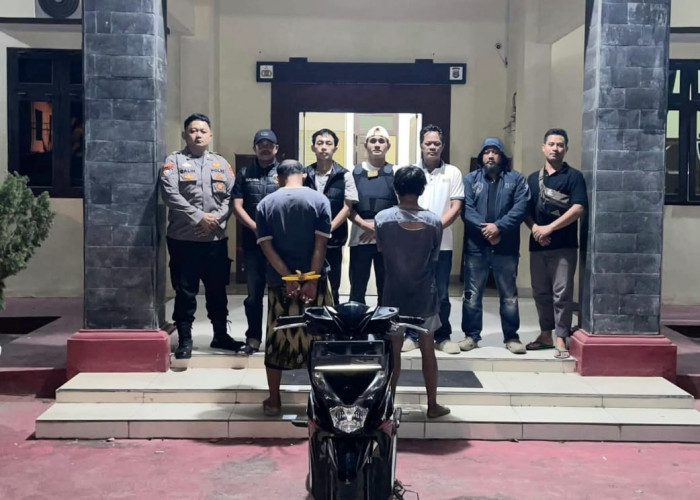 Polsek Talang Padang Bongkar Curanmor di Gunung Alip, Pelaku dan Penadah Dibekuk