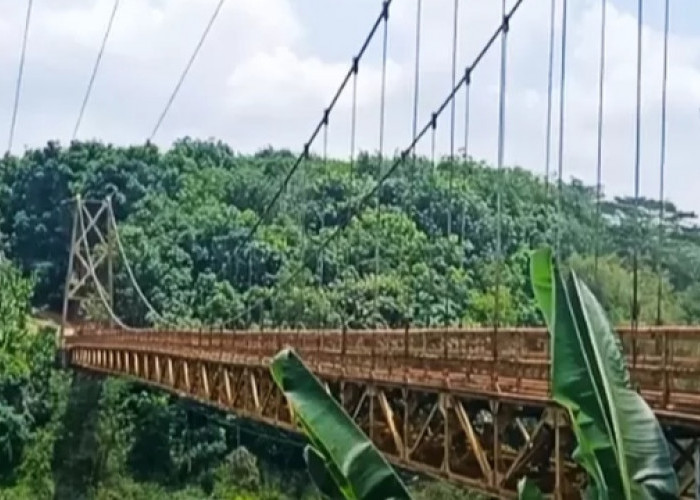 Jembatan Ini Dibangun Bersamaan Dengan Bendungan Batu Tegi