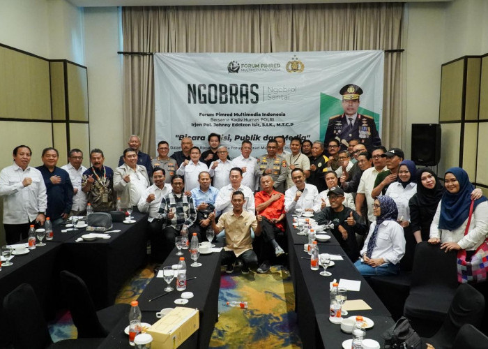 Ngobras Bersama Kadiv Humas Polri, Isir: Percayalah, Masih Banyak Polisi Baik