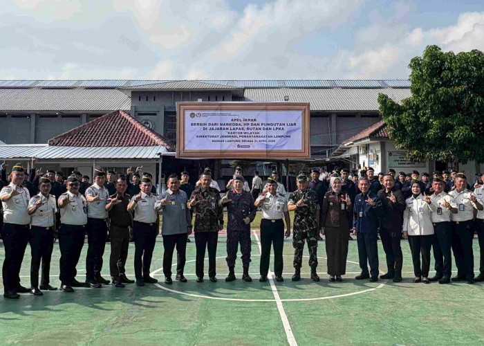 Lapas dan Rutan se Lampung Ikrar Bebas Halinar