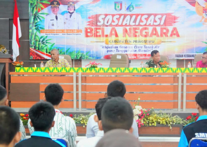 Tanamkan Semangat Bela Negara, Bupati Pringsewu Dorong Pelajar Jadi Generasi Unggul Menuju Indonesia Emas 2045
