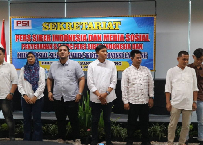 6 DPC PSI Kabupaten/Kota di Lampung Resmi Terbentuk