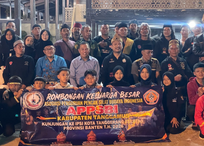 Ketua KORMI Hilman Kawal Atlet Pencak Silat Tanggamus Studi Banding ke IPSI Tangsel