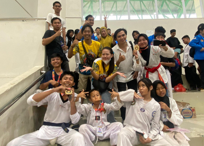 Open Turnamen Begawi Taekwondo Lampung, Atlet Taekwondo Tanggamus Raih 8 Emas dan 13 Perak