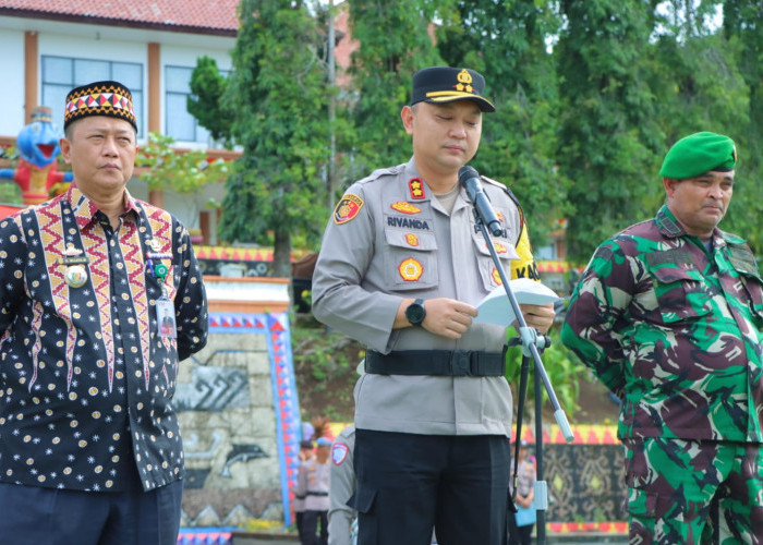 Amankan Lebaran Polres Tanggamus Terjunkan 116 Personel dan Dirikan Dua Pos