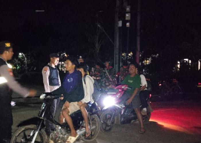 Potensi Gangguan Kamtibmas di Sumberejo Meningkat, Polisi dan TNI Lakukan Patroli Gabungan