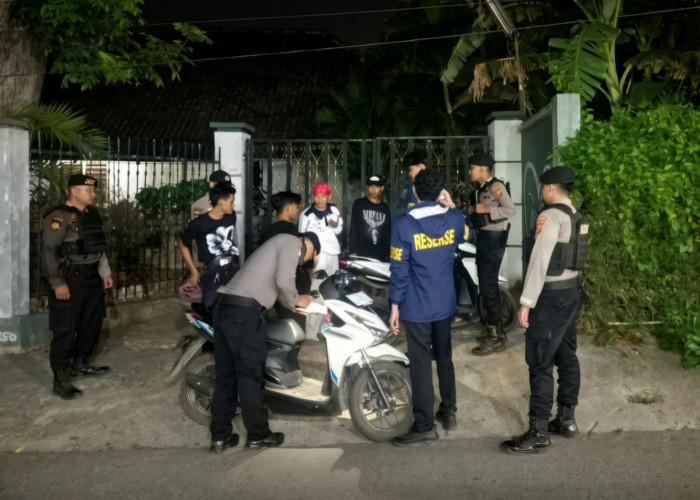 Patroli Malam Polres Pringsewu Jaring Tiga Motor Tanpa Dokumen