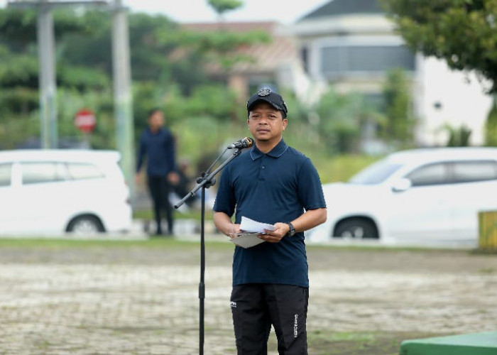 Pimpin Apel Pagi, Bupati Ingatkan Disiplin Pegawai & Ajak Wujudkan Pringsewu Makmur